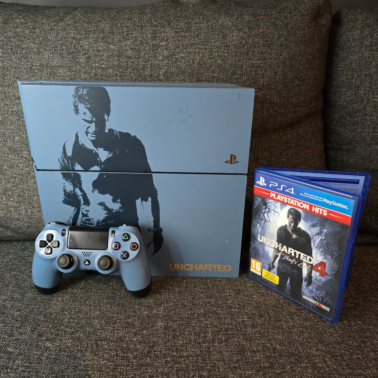 PS4 Slim 500 Go Édition Limitée Uncharted 4, Enlèvement ou Envoi, Original