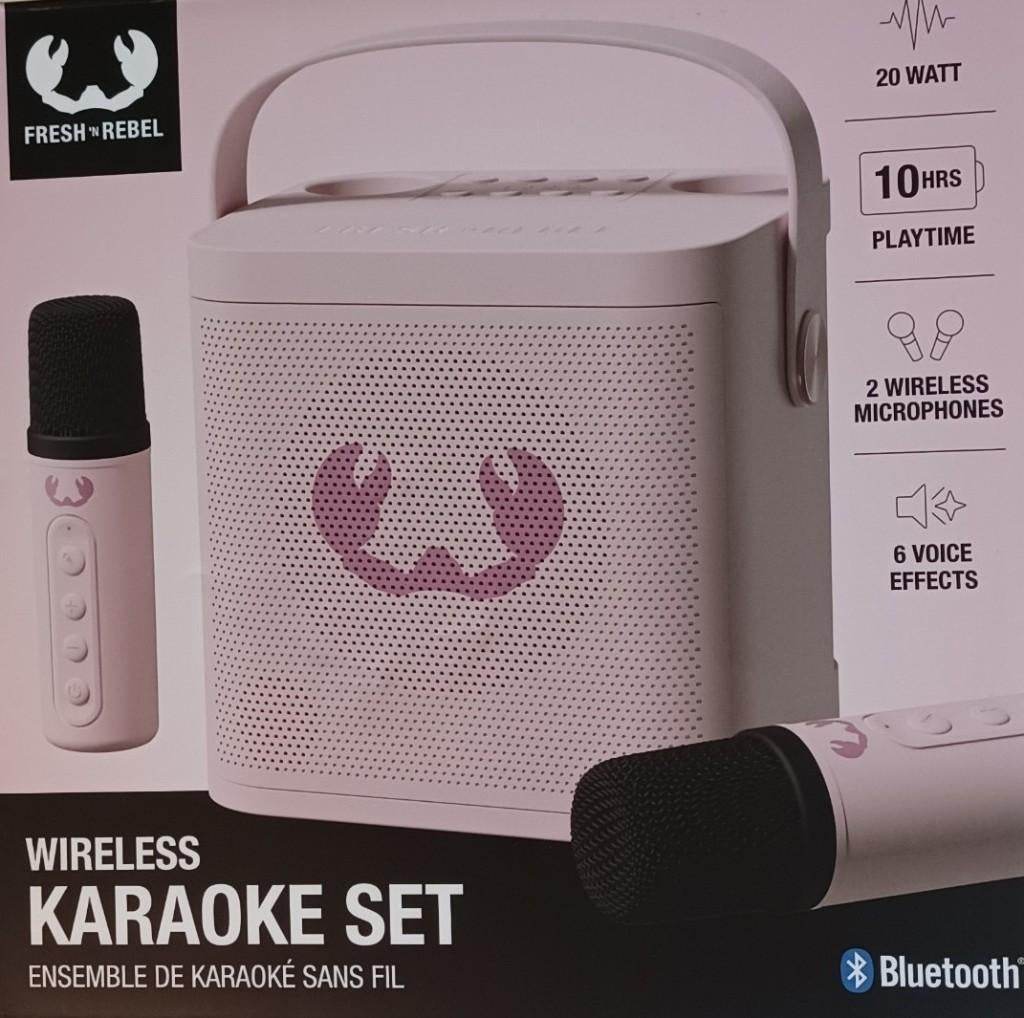 Fresh 'n Rebel Wireless Karaoke Set –, Ophalen of Verzenden, Nieuw, Complete set