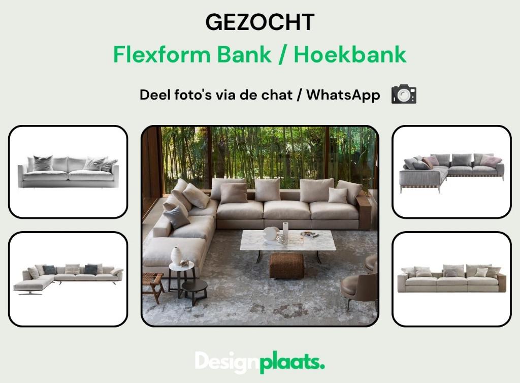 RECHERCHE: Canapé / canapé d’angle Flexform — Achat immédiat, Enlèvement ou Envoi, Banc d'angle, Design Bankstellen Flexform