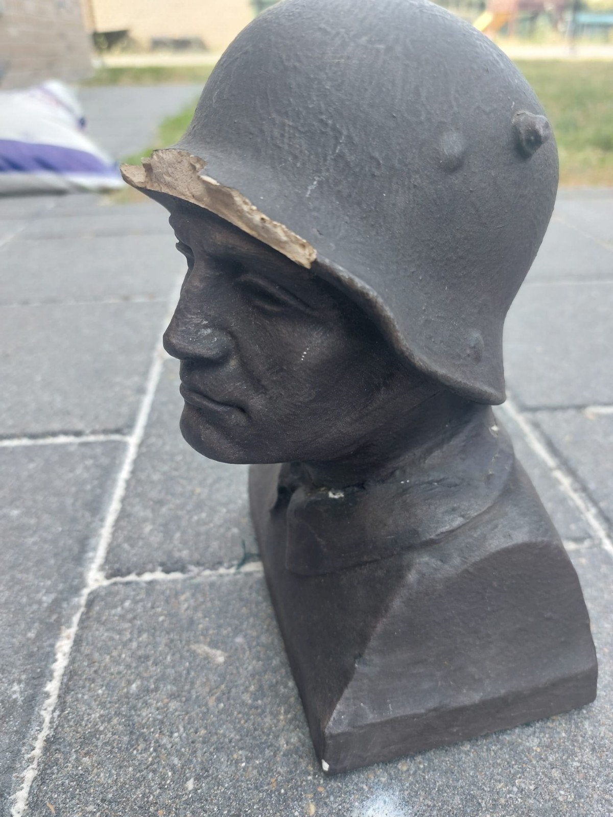 Buste d'un soldat allemand de la Première Guerre mondiale, Enlèvement ou Envoi, Armée de terre, Objet d'art
