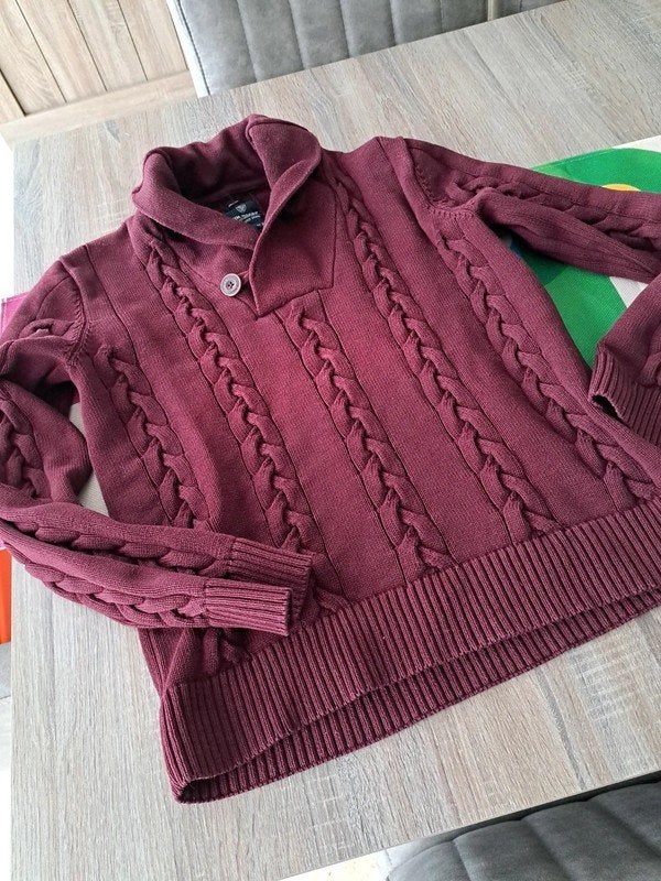 Tim Moore bordeaux trui Large, Vêtements | Hommes, Pulls & Vestes, Enlèvement ou Envoi, Comme neuf, Taille 52/54 (L), Rouge