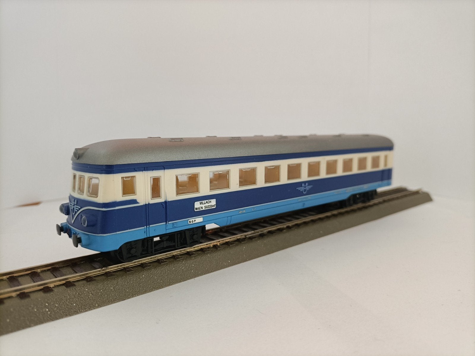 Kleinbahn H0 - ÖBB VT 5045 "Blauer Blitz" Stuurstandwagen, Hobby en Vrije tijd, Ophalen, Treinset