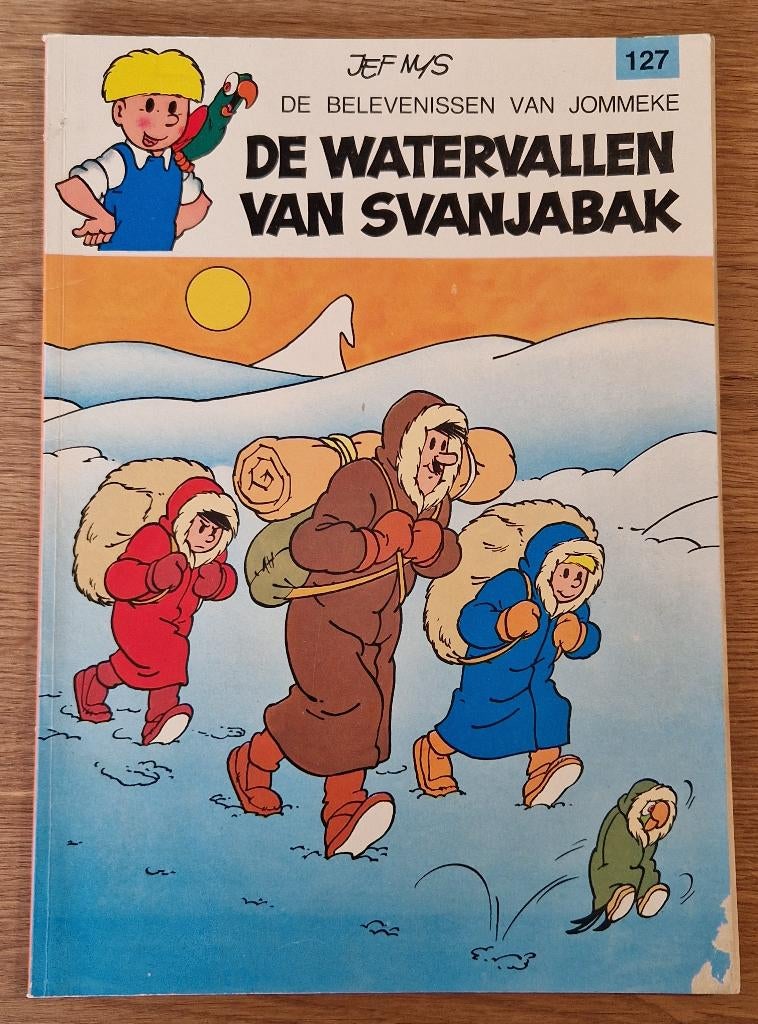 Jommeke - De watervallen van Svanjabak -127-1e (1985) Strip, Une BD, Utilisé