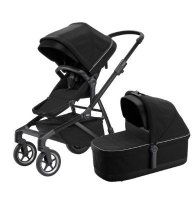 Thule Sleek wandelwagen black - zo goed als nieuw 1xgebruikt, Kinderen en Baby's, Zo goed als nieuw, Duowagen, Ophalen, Kinderwagen
