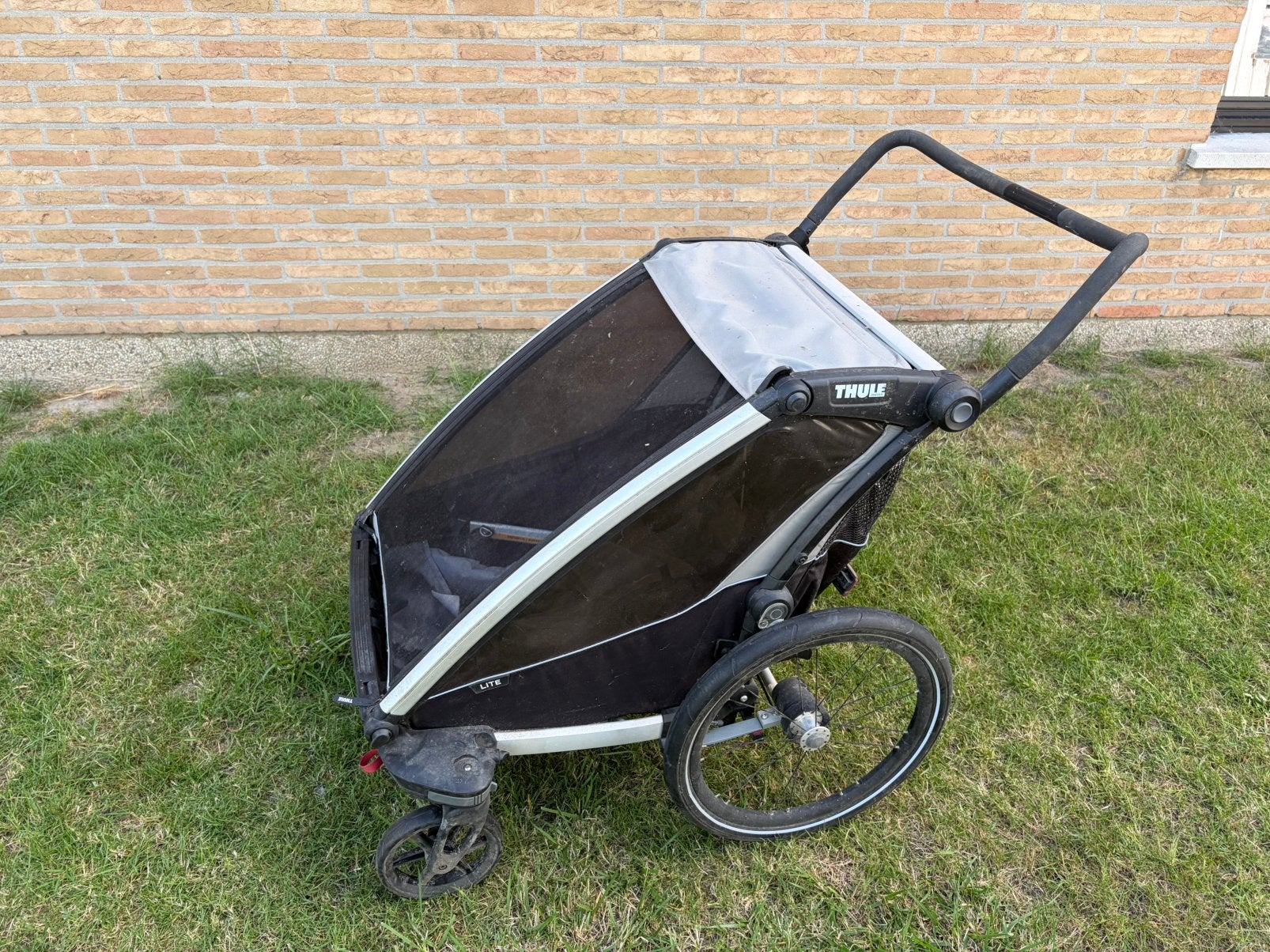 Thule lite 2 fietskar, Vélos & Vélomoteurs, Accessoires vélo | Remorques, Comme neuf, Remorque pour enfant, Suspension, Pliable