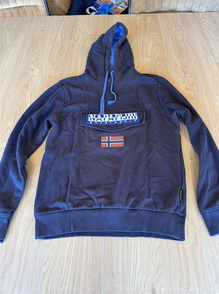 Napapijri Bergee Heren Pullover Hoodie/Cagoule - Maat S, Enlèvement ou Envoi, Comme neuf, Taille 46 (S) ou plus petite