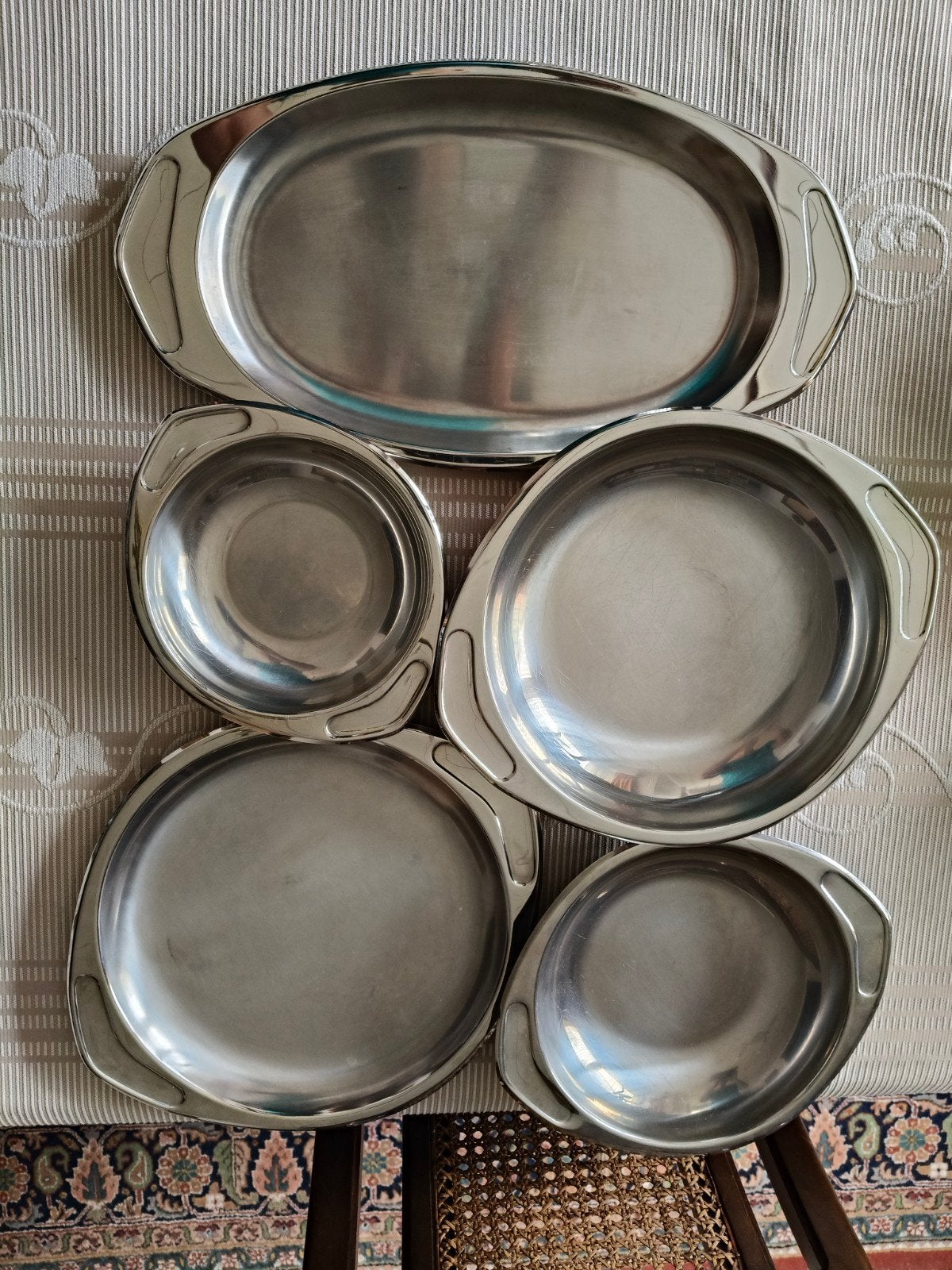 AMC Inox schalen, Ophalen