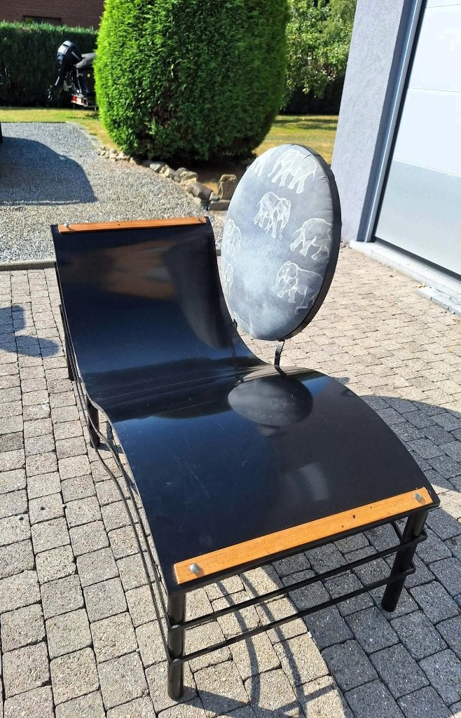 Méridienne Design, Maison & Meubles, Canapés | Sofas & Chaises Longues, Utilisé, Une personne, Métal, Enlèvement