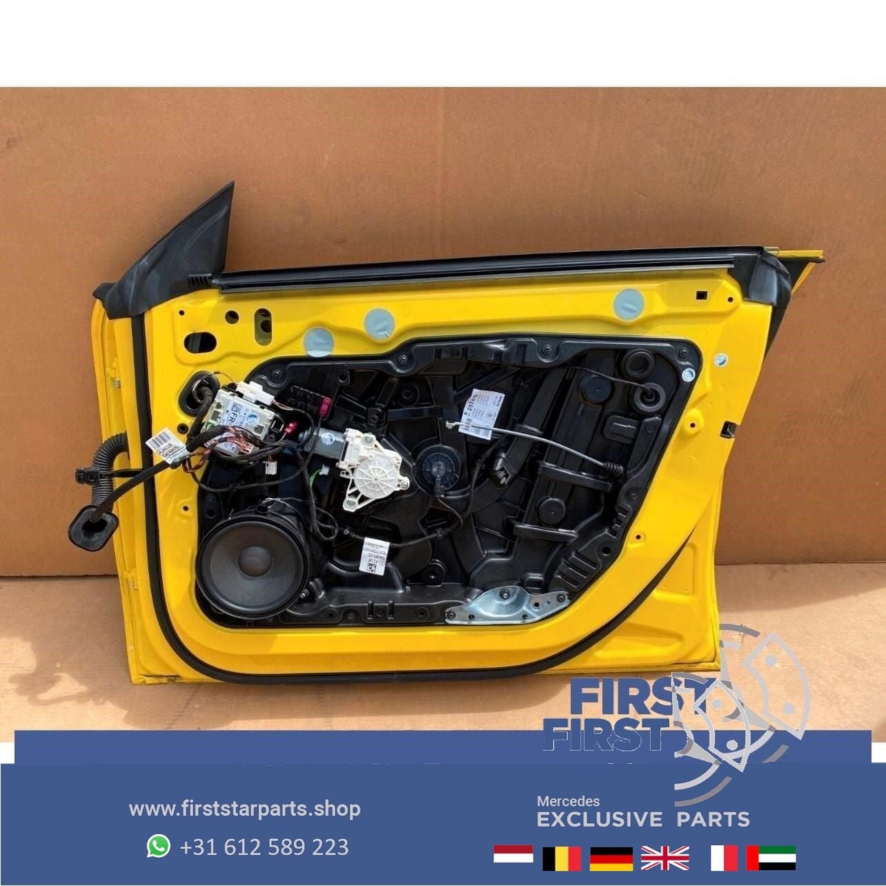 W118 C118 X118 CLA DEUR PORTIER GEEL COMPLEET RECHTSVOOR Mer, Auto-onderdelen, Gebruikt, -, Deur, Ophalen of Verzenden