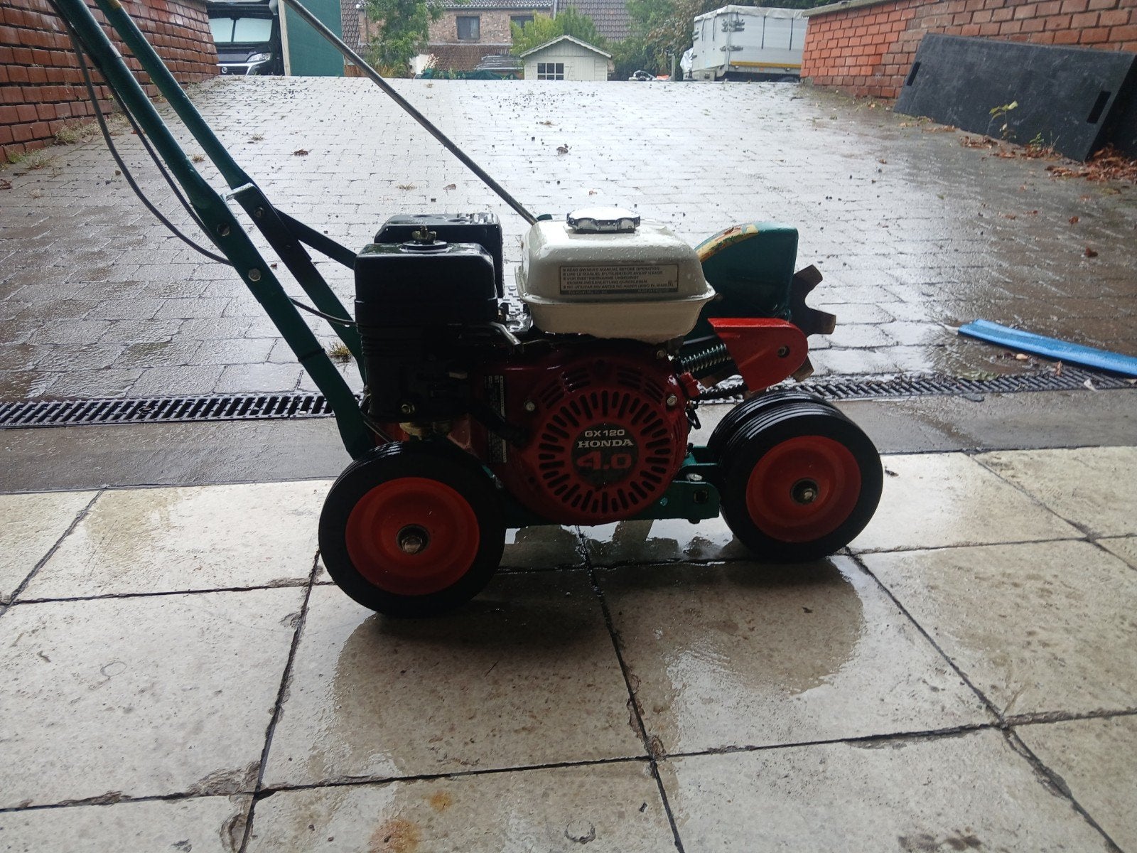 kantensnijder power trim, Tuin en Terras, Ophalen, Zo goed als nieuw, Benzine, Power trim