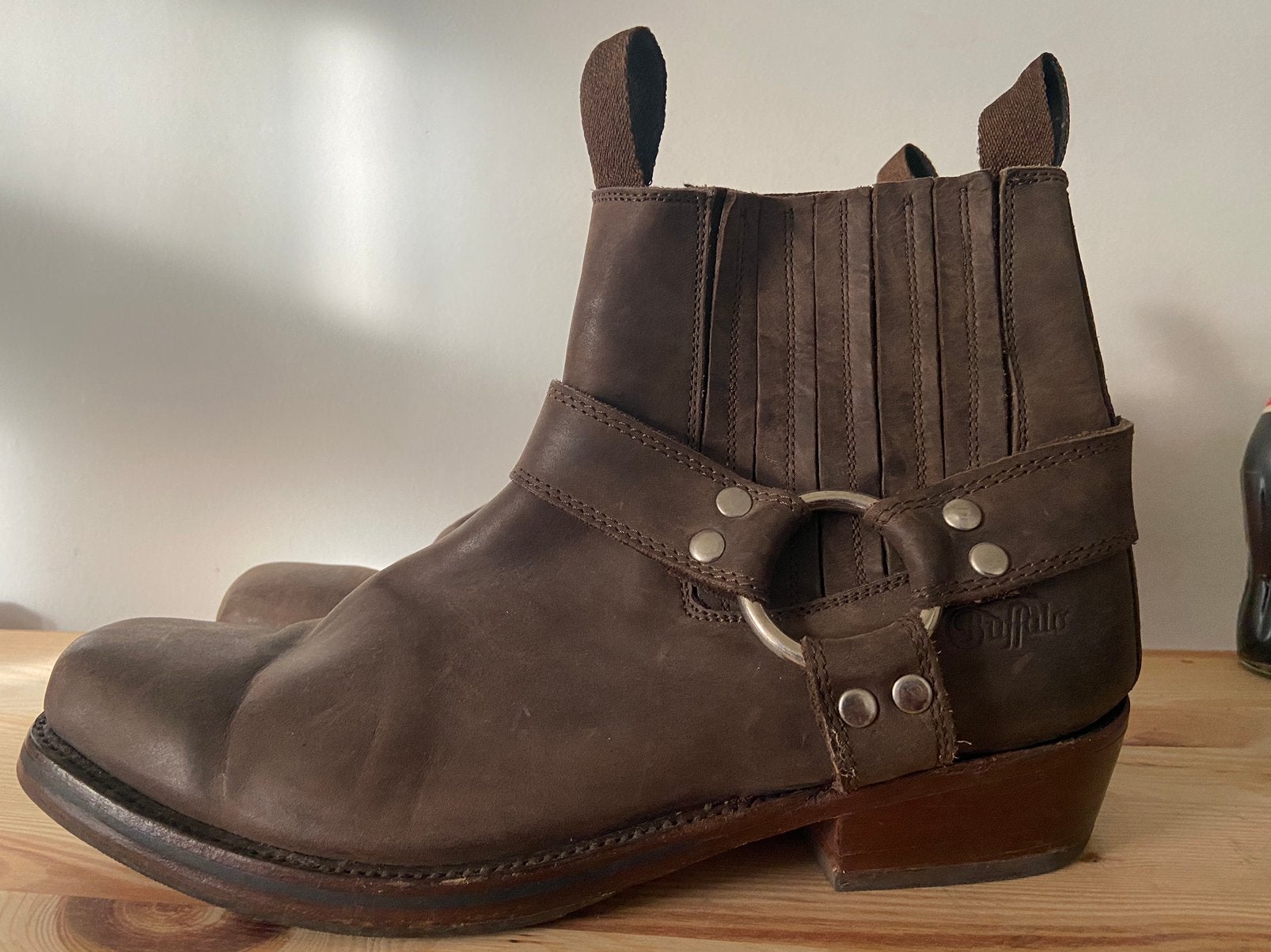 Buffalo boots, m43, lage Western boots, bruin leder, Kleding | Heren, Ophalen, Bruin, Buffalo, Boots