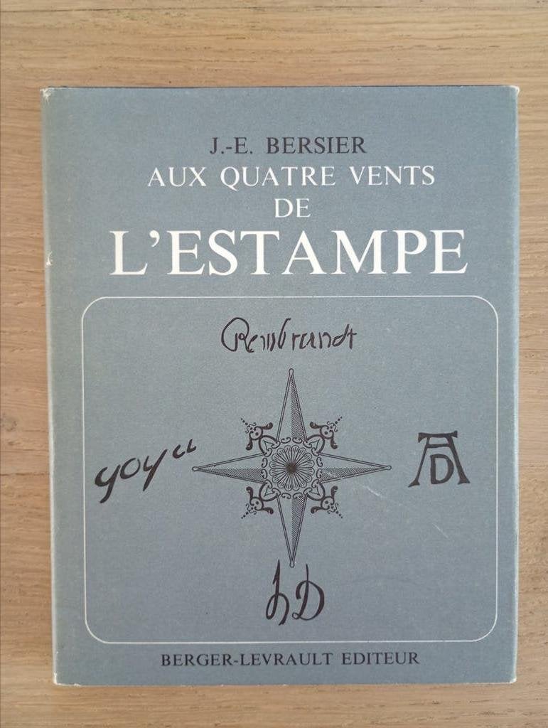 Aux quatre vents de l'estampe Bersier EO TBE, Ophalen of Verzenden, Gelezen, Schilder- en Tekenkunst