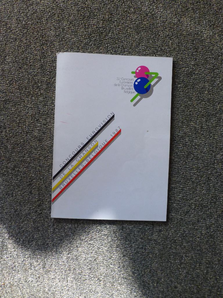 Programmaboekje songfestival 1987, Ophalen, Zo goed als nieuw, Boek, Tijdschrift of Artikel