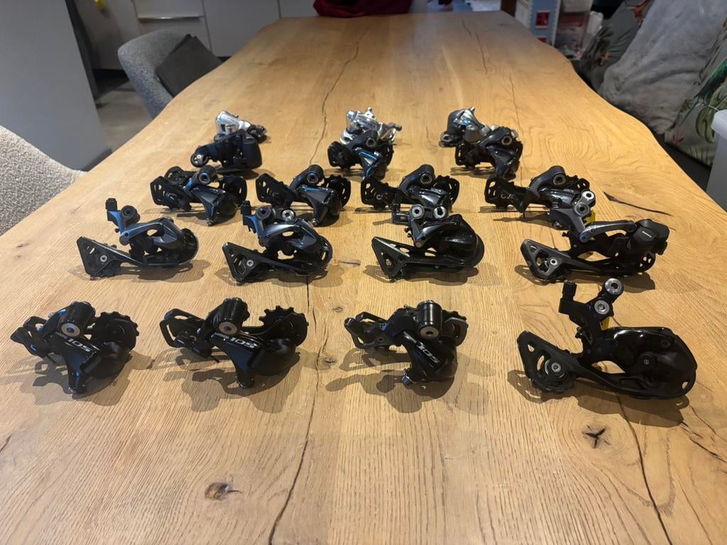 Shifters,Achterderailleur,Voorderailleur,Remhoeven, Shimano, Fietsen en Brommers, Fietsonderdelen, Ophalen, Zo goed als nieuw