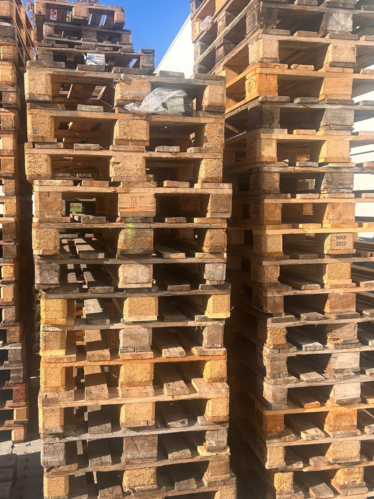 Europalletten, Doe-het-zelf en Bouw, Ophalen, Zo goed als nieuw