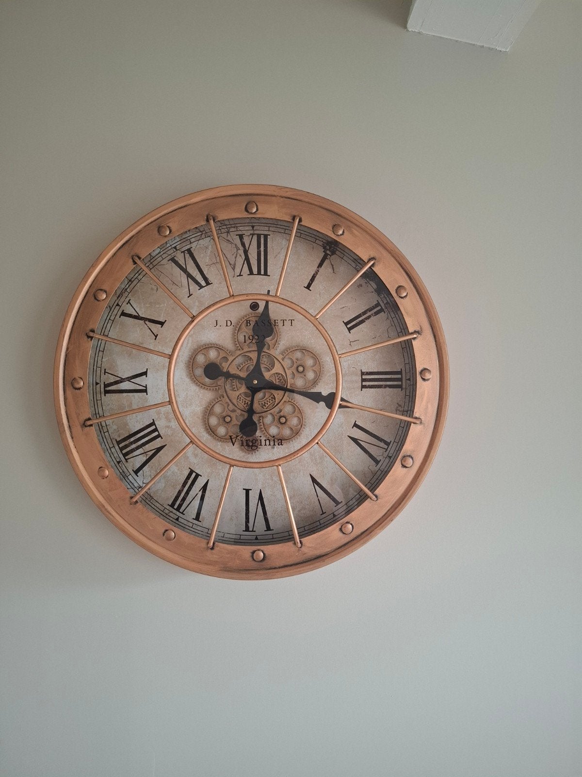 wandklok, Ophalen, Wandklok