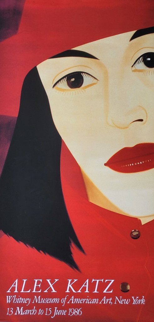 Alex Katz - Red Coat - 1986, Antiek en Kunst, Verzenden