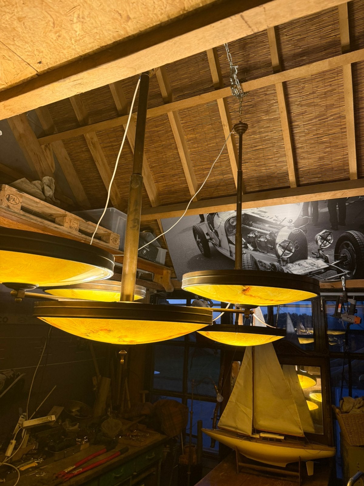 6 superbes lampes à vaisselle, Enlèvement