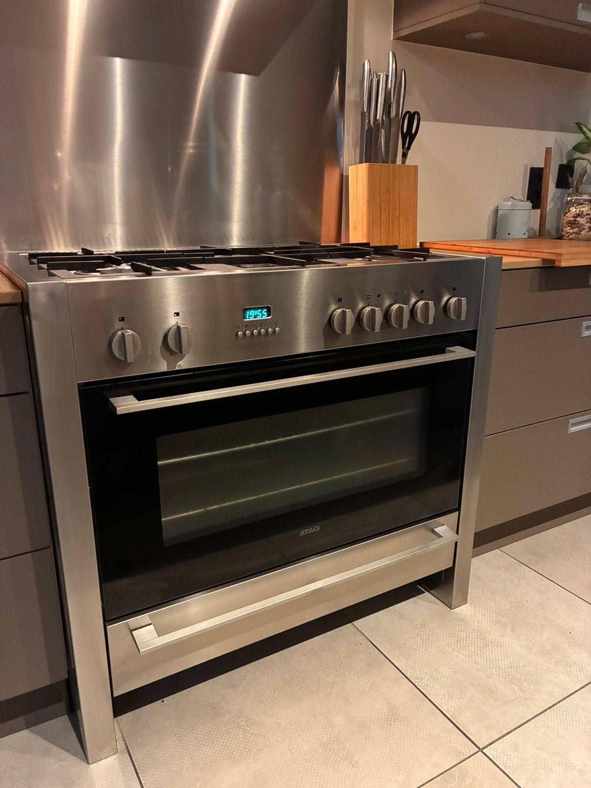 Gasvuur ATAG, Elektronische apparatuur, Ophalen, Gebruikt, 60 cm of meer, Gas