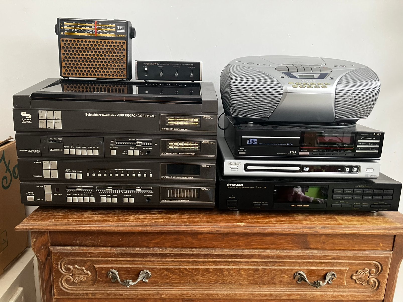 Lot audio apparatuur jaren 70/80/90, Ophalen, Zo goed als nieuw