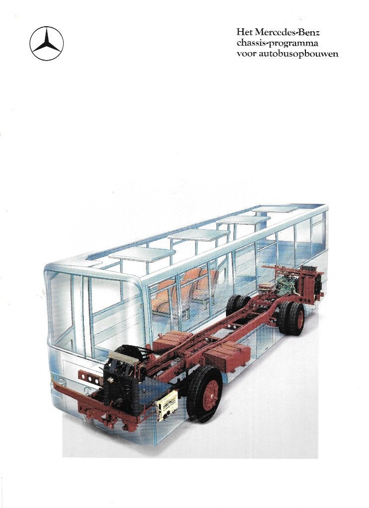 MERCEDES chassis voor autobus,  1988, Boeken, Ophalen of Verzenden, Gelezen, Mercedes