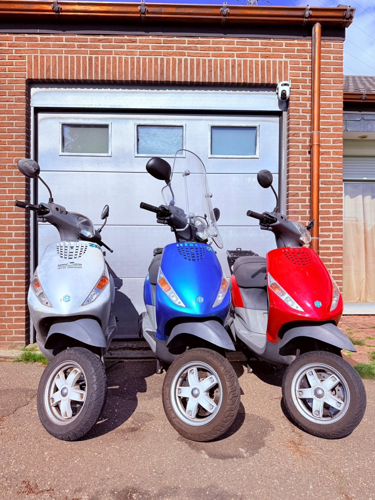 3X Piaggio Zip 125cc 4takt M25 A1 / 150cc 180cc gilera, Particulier