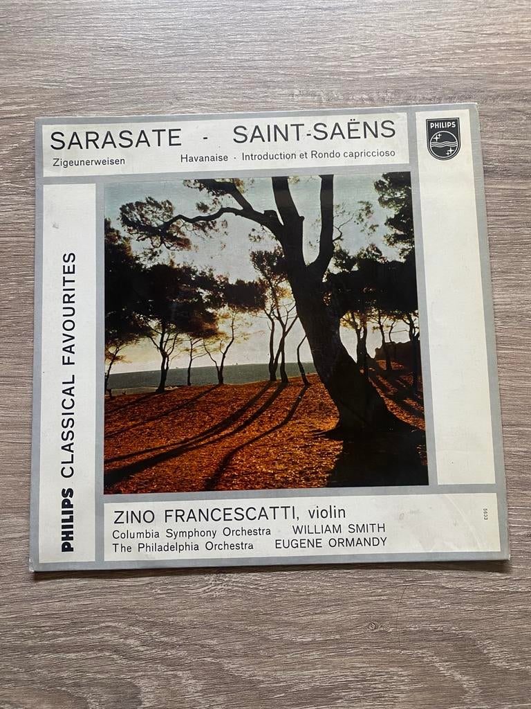 🔥 Zino Francescatti Sarasate - Philips Minigroove, Cd's en Dvd's, Vinyl | Klassiek, 10 inch, Ophalen of Verzenden