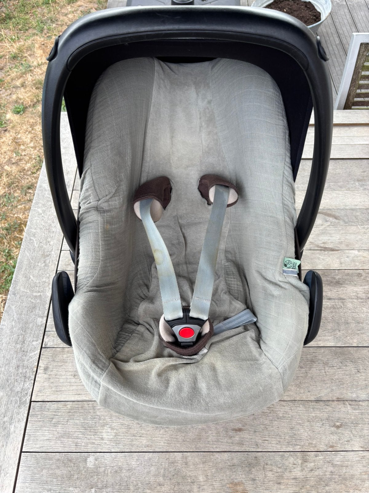 Maxi cosi avec poussette et berceau, marron, Enlèvement, Utilisé, Maxi-Cosi