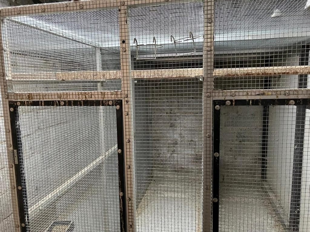aluminium volière 10 stuks, Ophalen, Gebruikt, Aluminium, Volière