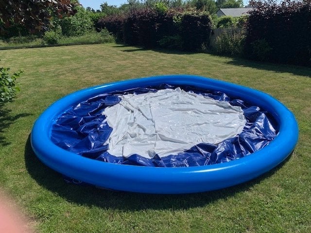 Configuration de la piscine de 4,8 m avec accessoires, Rond, Comme neuf, Enlèvement, Piscines hors sol