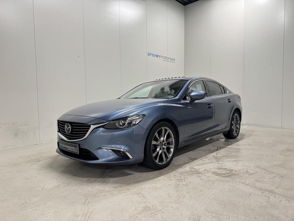 Mazda 6 SkyActiv 2.5 Benzine Autom. - Pano - Topstaat!, 4 deurs, Euro 6, USB, Overige kleuren
