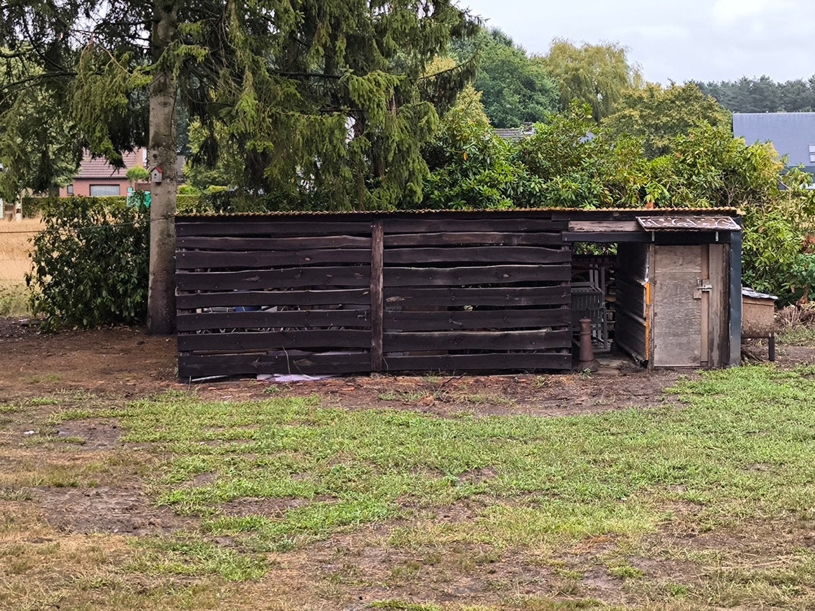 GRATIS houten Tuinhok zelf af te breken, Enlèvement, Utilisé, Bois, Autres types