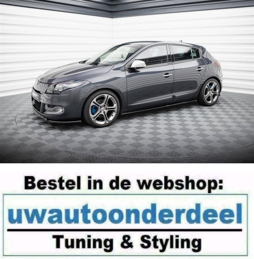 Maxton Design Spoiler Splitter Lip Renault Megane GT MK3 Fac, Envoi