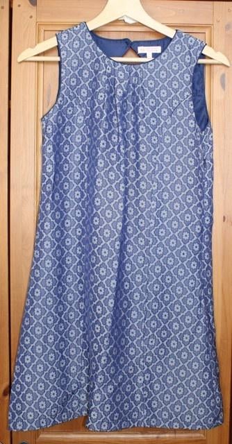 Robe bleu foncé de C&A Smart & Pretty - taille 152, Enfants & Bébés, Enlèvement ou Envoi, Comme neuf, Fille, C&A