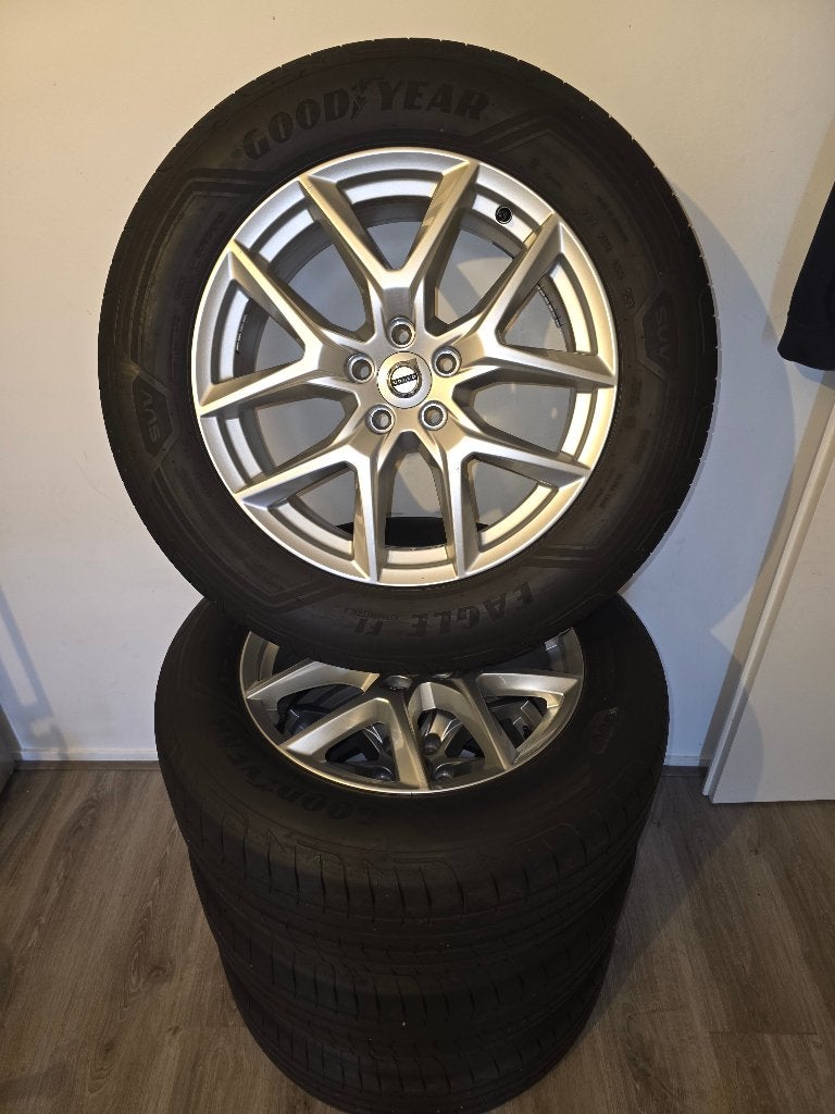 Volvo XC60 Velgen 18"Met Goodyear Banden 6mm, Ophalen of Verzenden, Gebruikt, Volvo