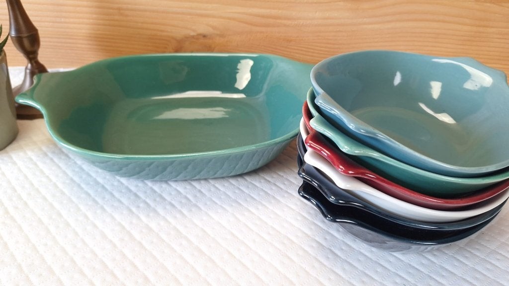 Vintage Boch Keralux Beauty schalen, Antiek en Kunst, Antiek | Servies los, Ophalen of Verzenden