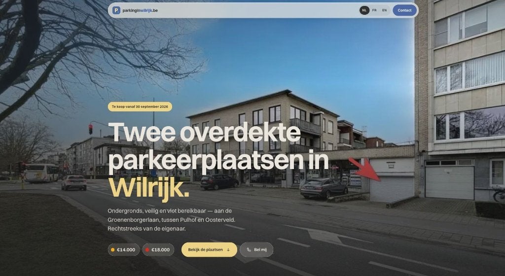 Overdekte parkeerplaatsen te koop wijk Oosterveld/Pulhof, Antwerpen (stad)