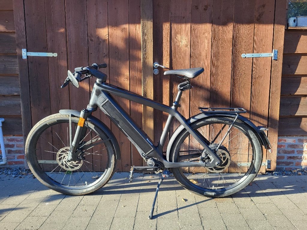 Stromer ST3 Pinion met veringpack, Vélos & Vélomoteurs, Vélos électriques, 50 km par batterie ou plus, Comme neuf, Stromer, Enlèvement