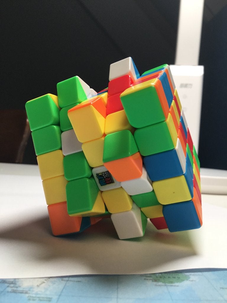 Rubik’s cube 5x5, Hobby en Vrije tijd, Ophalen, Minder dan 500 stukjes, Zo goed als nieuw, Rubik's of 3D-puzzel