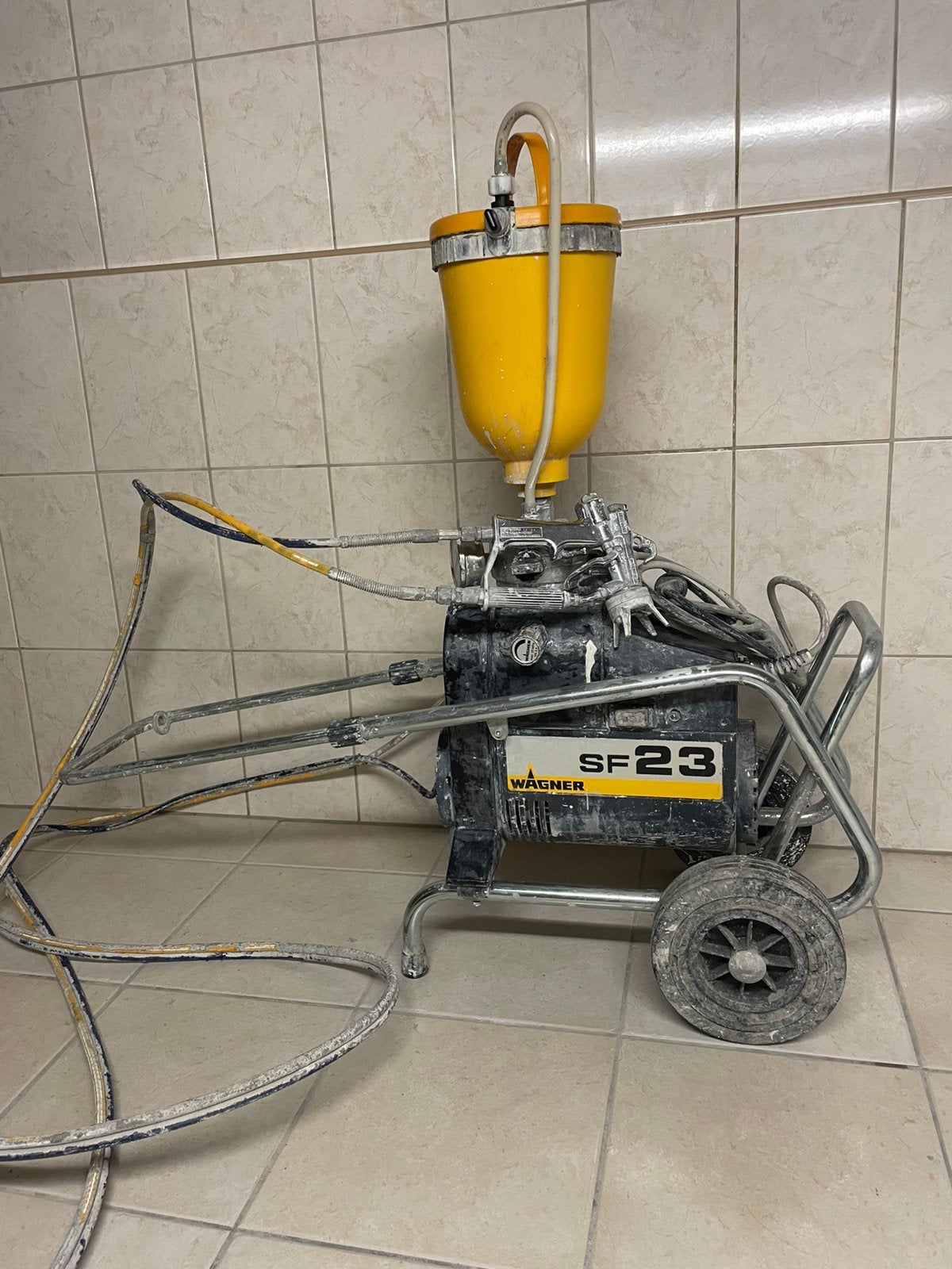 Wagner SF23 airless verfspuit / spuitmachine, Ophalen, Gebruikt