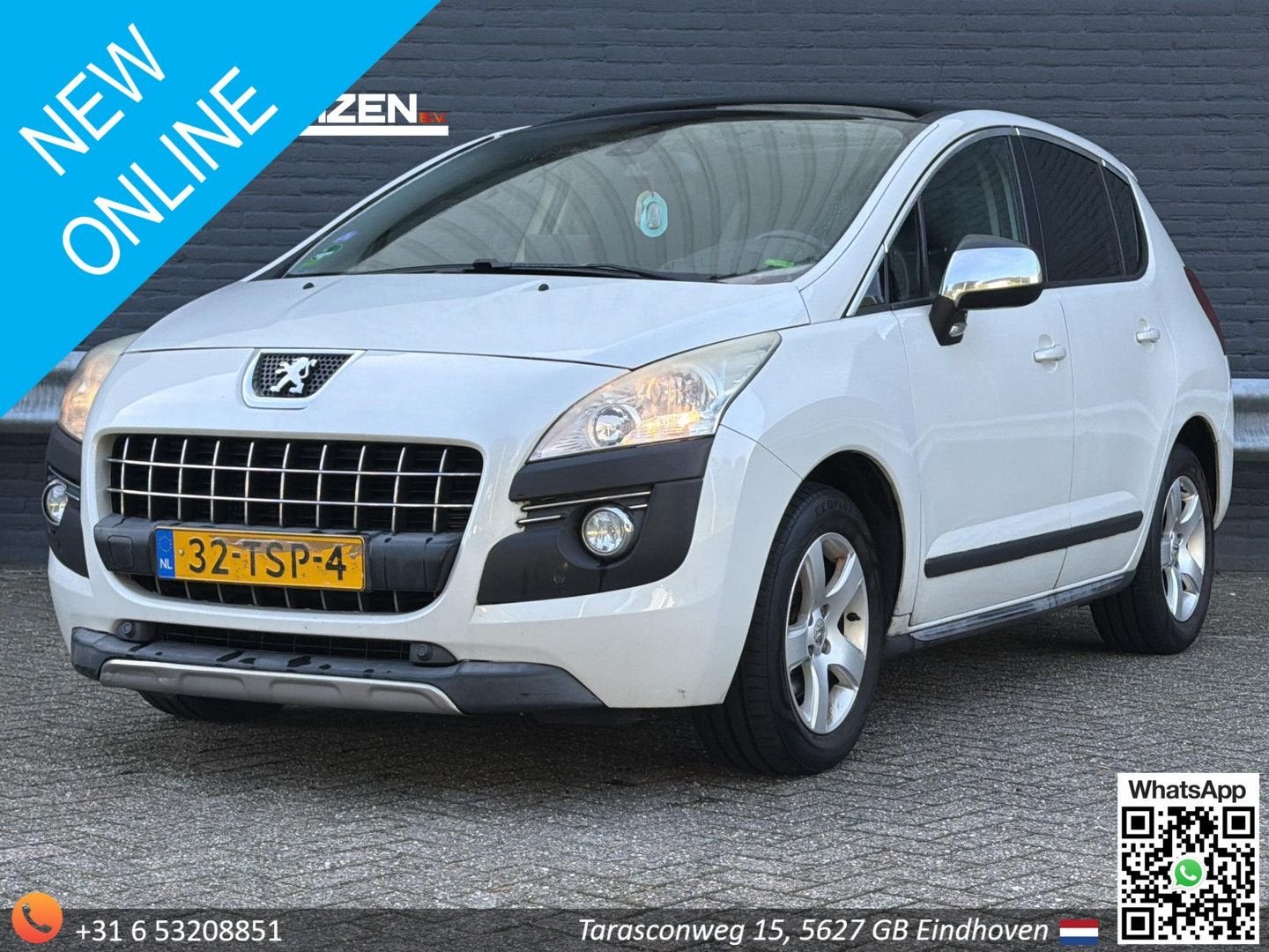 Peugeot 3008 1.6 THP Blue Lease Executive | Pano | Cruise |, Auto's, 167 g/km, Monovolume, Wit, Handgeschakeld