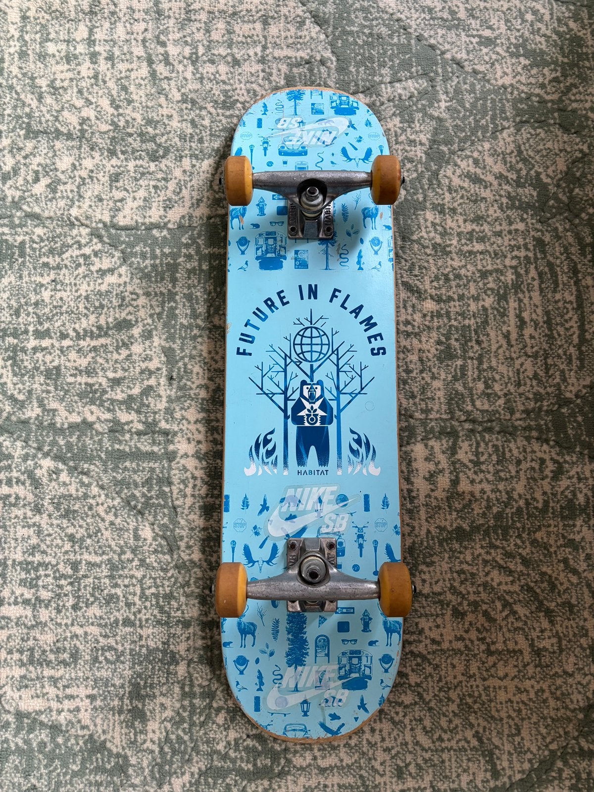 Skateboard habitat, Sport en Fitness, Ophalen, Gebruikt, Skateboard