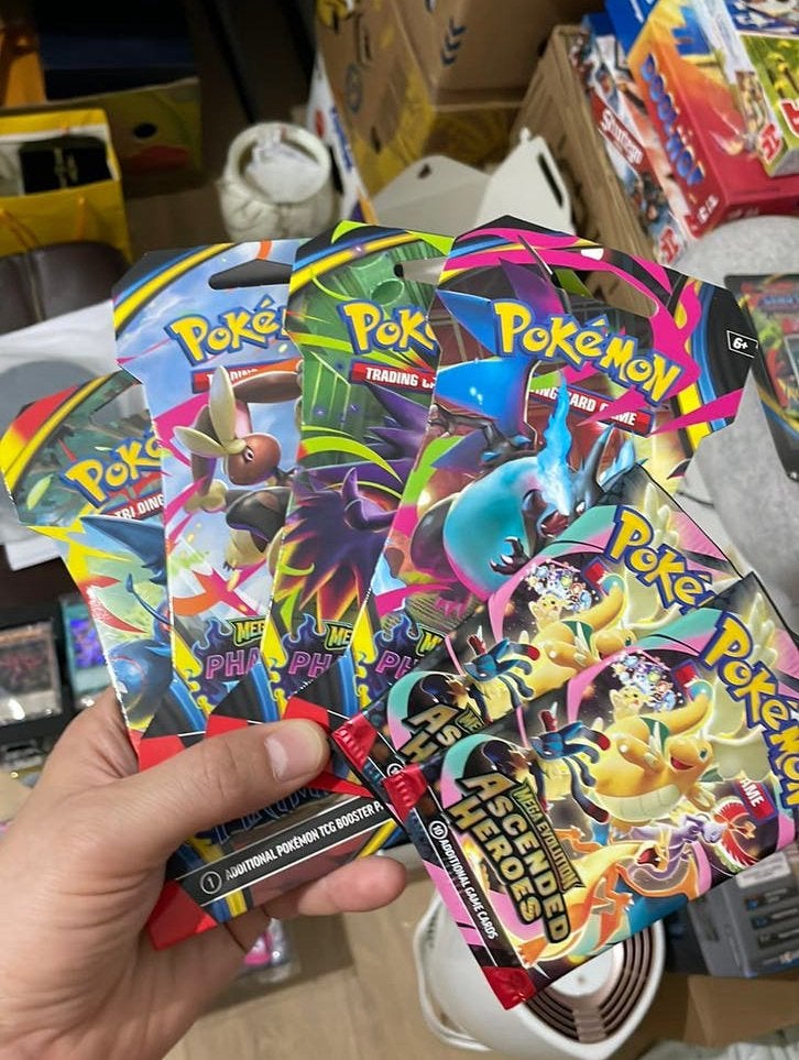 Pokemon booster packs phantasmal flames chaos rising nieuw, Ophalen of Verzenden, Nieuw, Booster