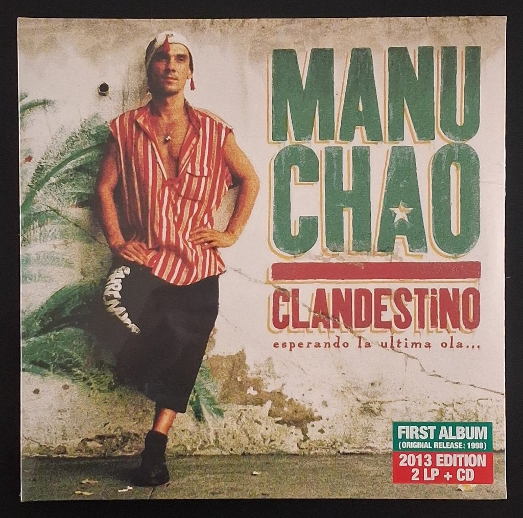 2LP + CD Manu Chao - Clandestino (New - Sealed), Enlèvement ou Envoi, Neuf, dans son emballage, 12 pouces, Double LP