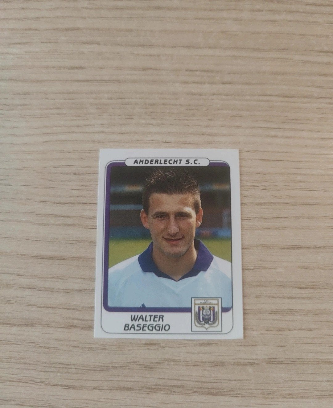 panini sticker Football 2002 Walter Baseggio, Enlèvement ou Envoi