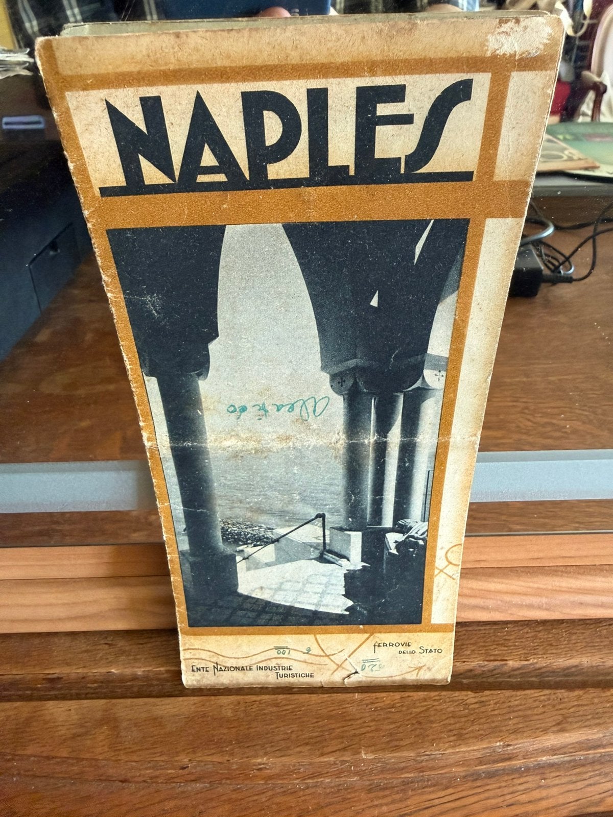 Oude folder Naples, Ophalen of Verzenden