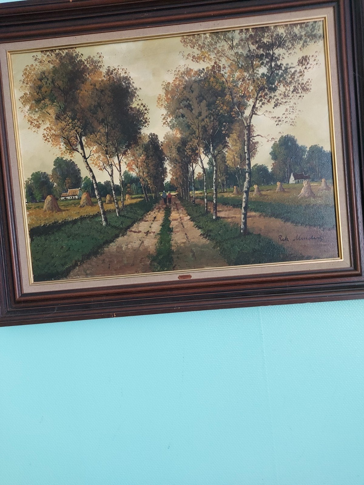 schilderij mulder, Antiek en Kunst, Ophalen, Landschap