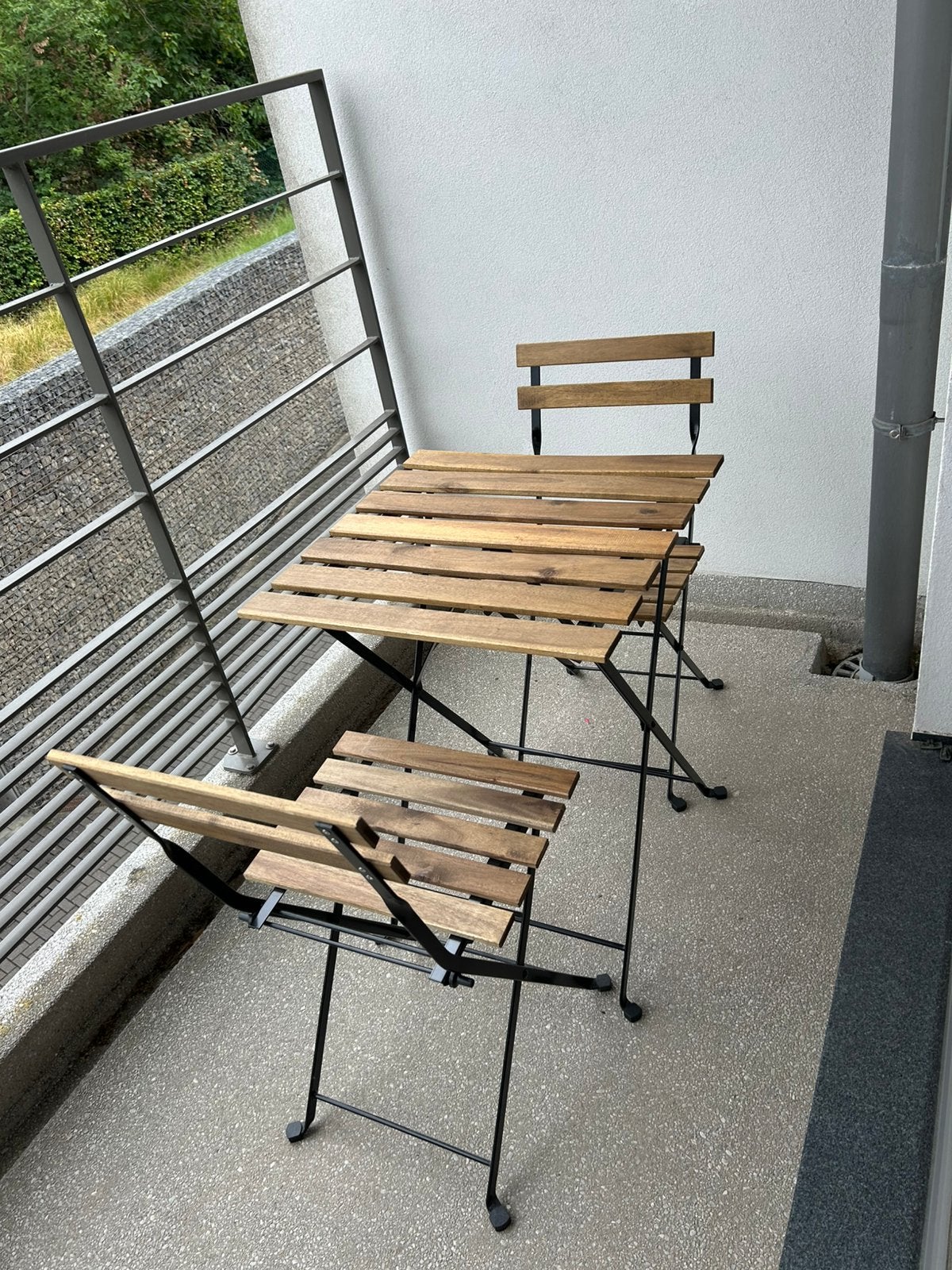 Table de terrase + 2 chaises tärnö IKEA, Jardin & Terrasse, Enlèvement, Comme neuf