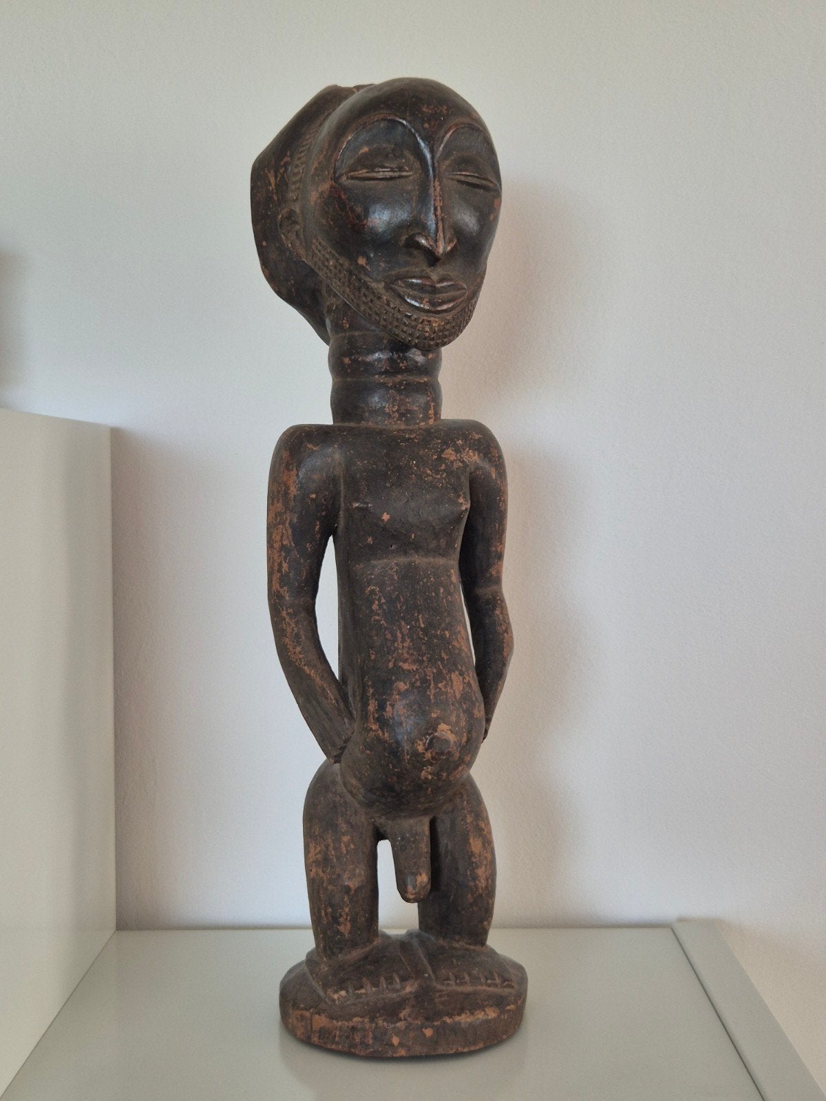 Groot Hemba-beeld uit Congo, Antiek en Kunst, Ophalen of Verzenden, Hout