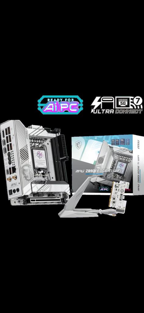 MSI MPG Z890I EDGE TI WIFI mini-itx, Computers en Software, Moederborden, Ophalen, Zo goed als nieuw, Mini-ITX, DDR5